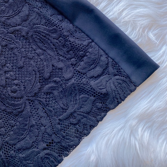 H&M Navy Blue Open Back Dress - Picture 4 of 6